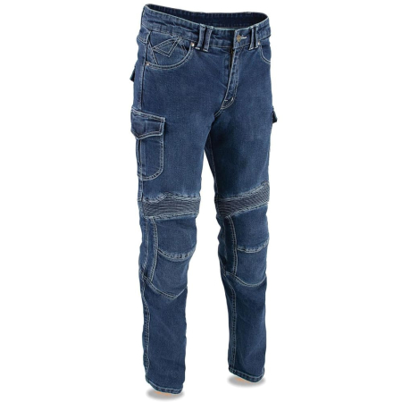 Armored Motorcycle Denim Jeans Reinforced w/Aramid Fibers