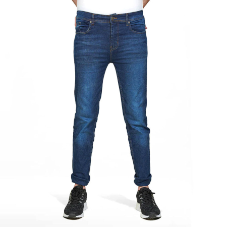 High Quality Mens Slim Fit Straight Winter Solid Lightweight Denim Jeans