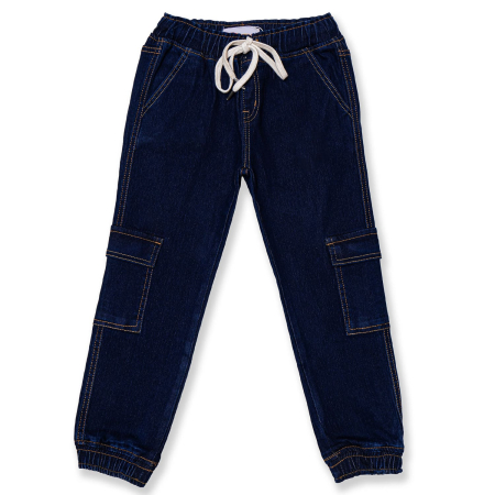 Boys cargo denim jogger