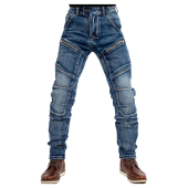Motorcycle Riding Pants for Men Comfort Flex Waist & Dual Button Stretch Denim Casual Fit Motorbike Denim Jeans