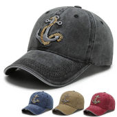 Denim 6 Panel Custom Embroidery Logo Adjustable Baseball Caps OEM Fashion Unisex Casual Cotton